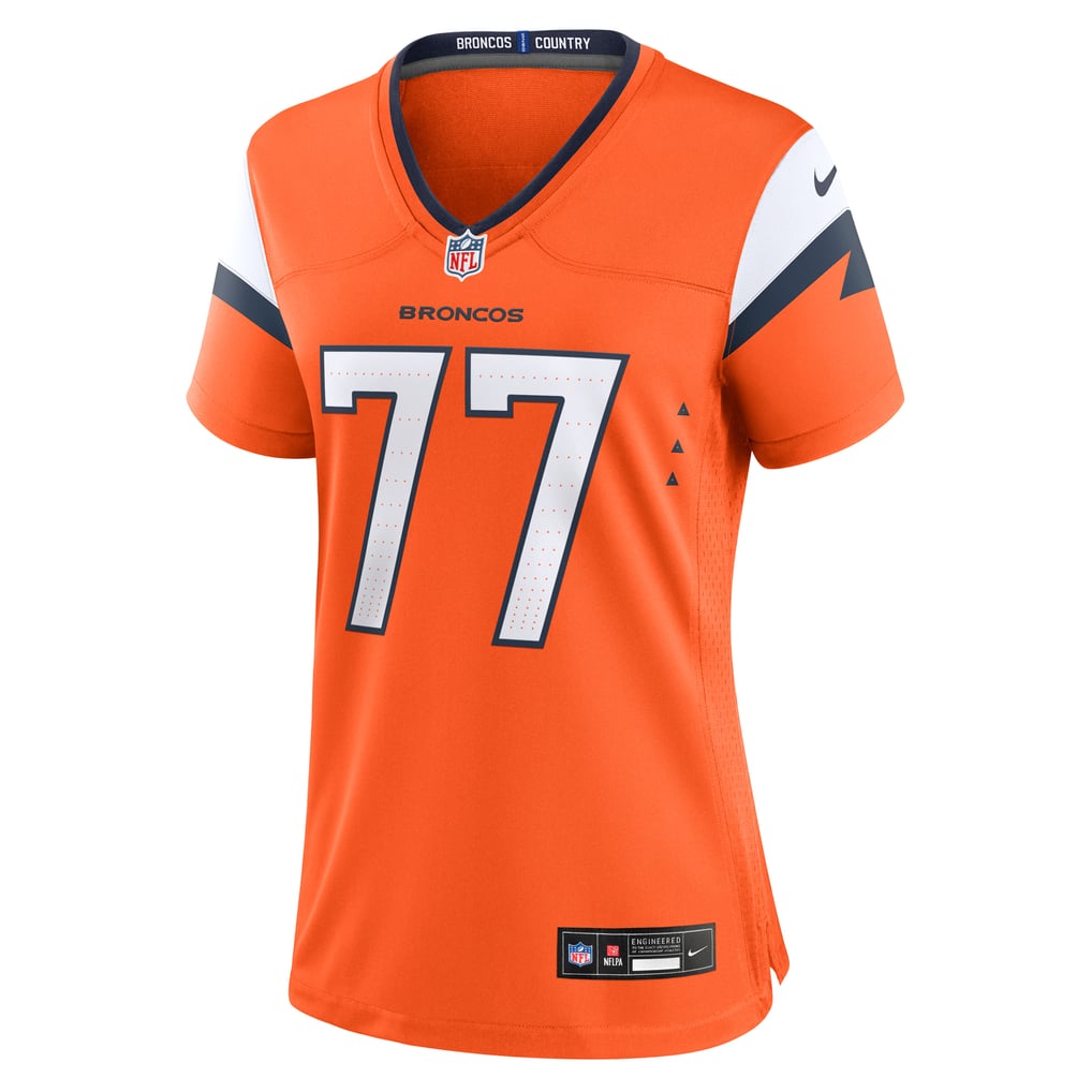 Women's Denver Broncos Quinn Meinerz Nike  Orange Team Game Jersey - Image 3