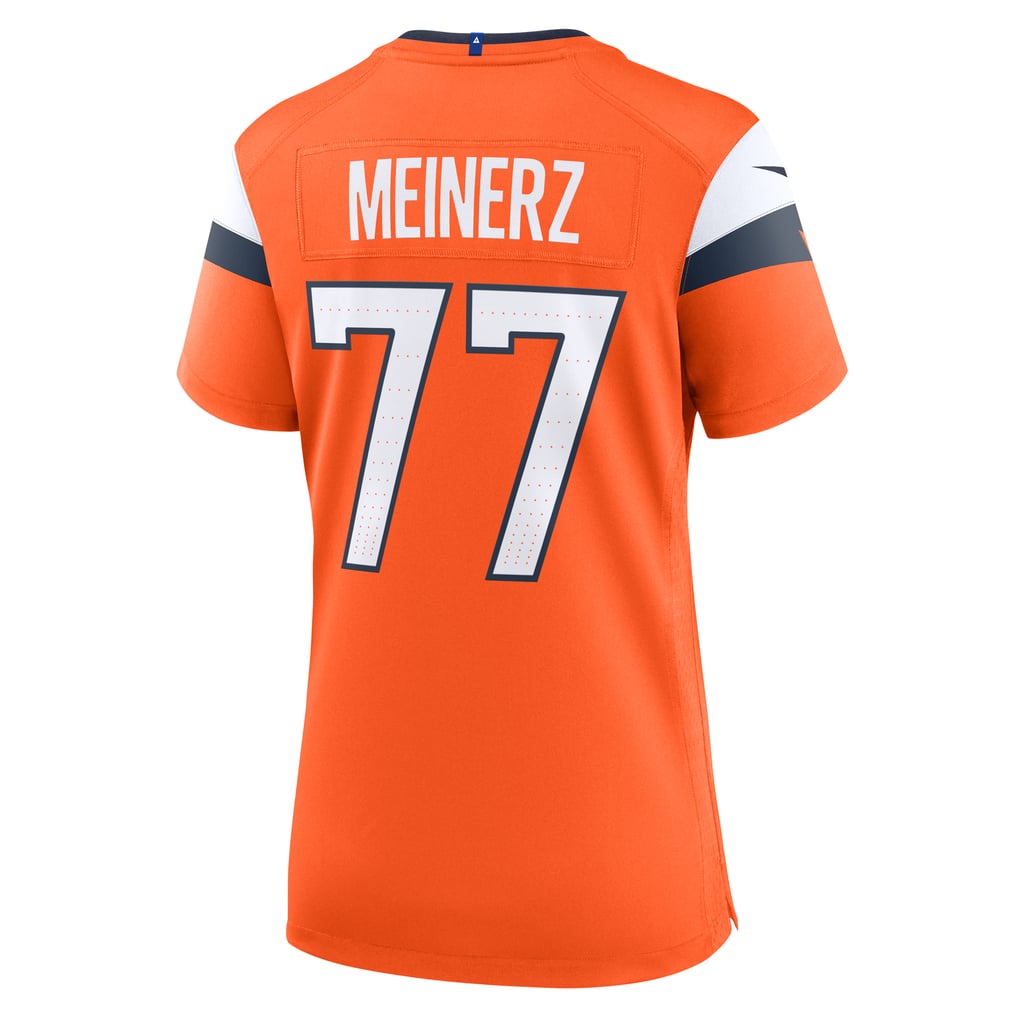 Women's Denver Broncos Quinn Meinerz Nike  Orange Team Game Jersey - Image 4