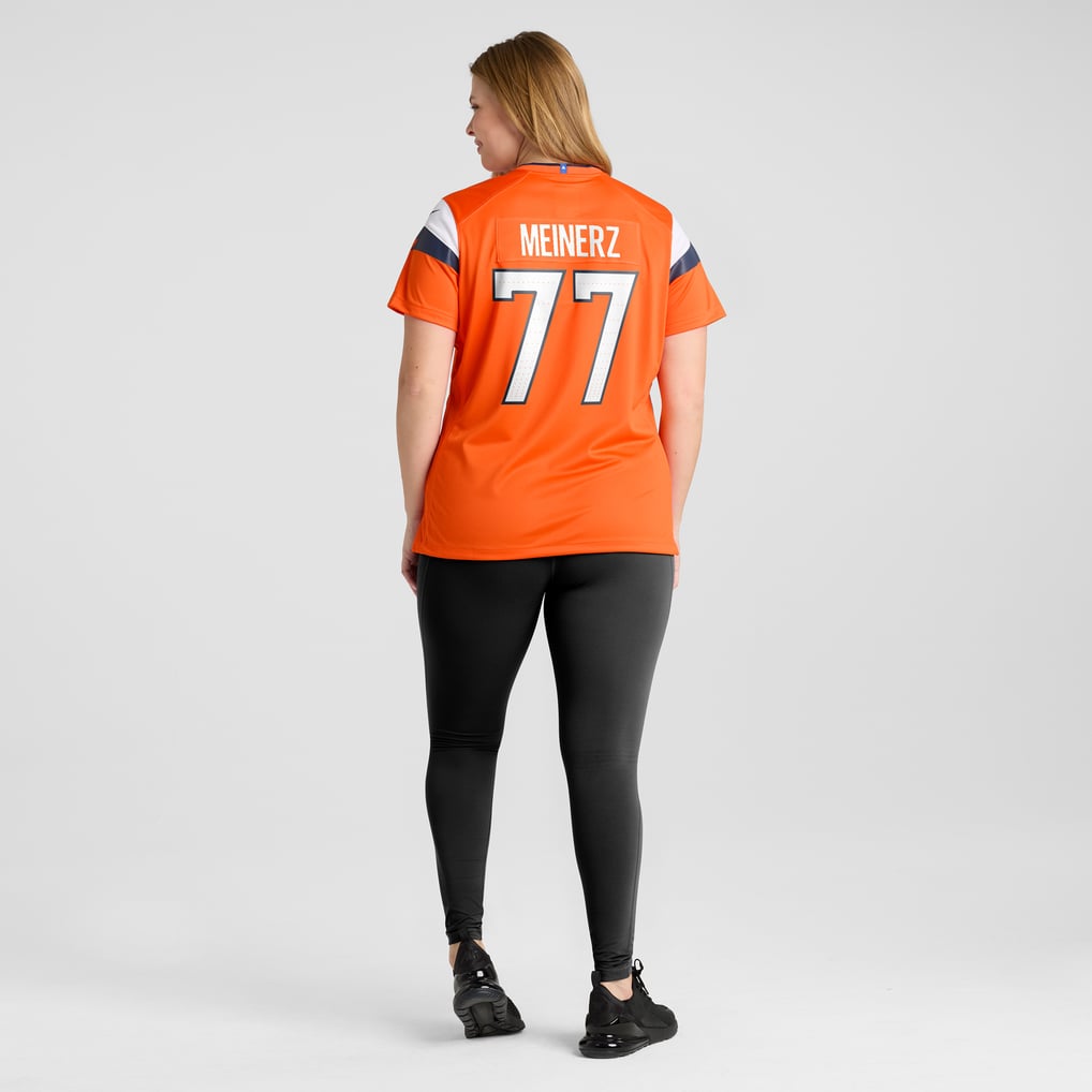 Women's Denver Broncos Quinn Meinerz Nike  Orange Team Game Jersey - Image 8