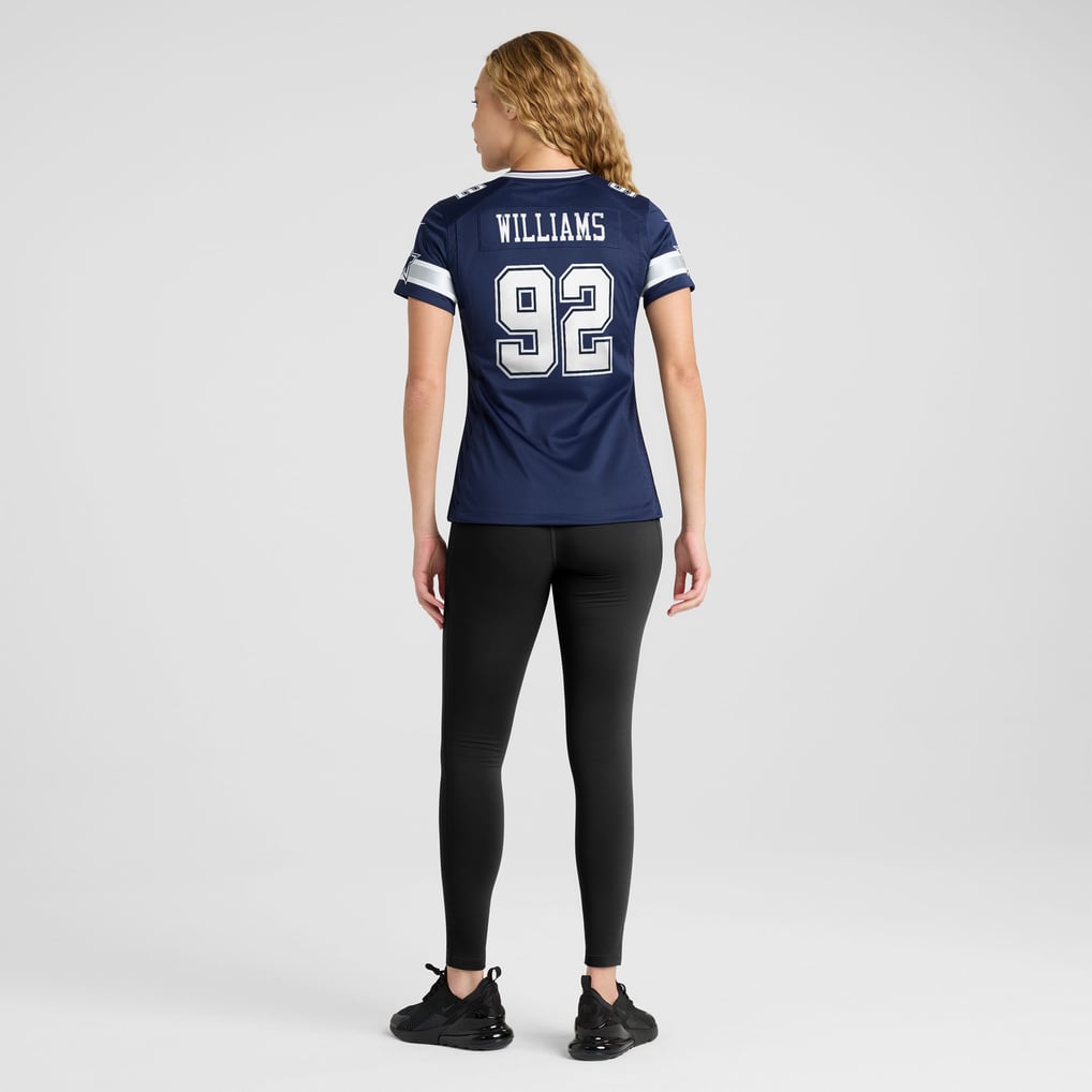 Women's Dallas Cowboys Quinnen Williams Nike Navy Team Game Jersey - Image 6