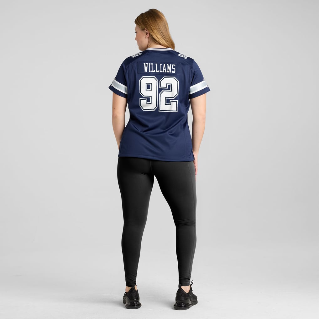 Women's Dallas Cowboys Quinnen Williams Nike Navy Team Game Jersey - Image 8