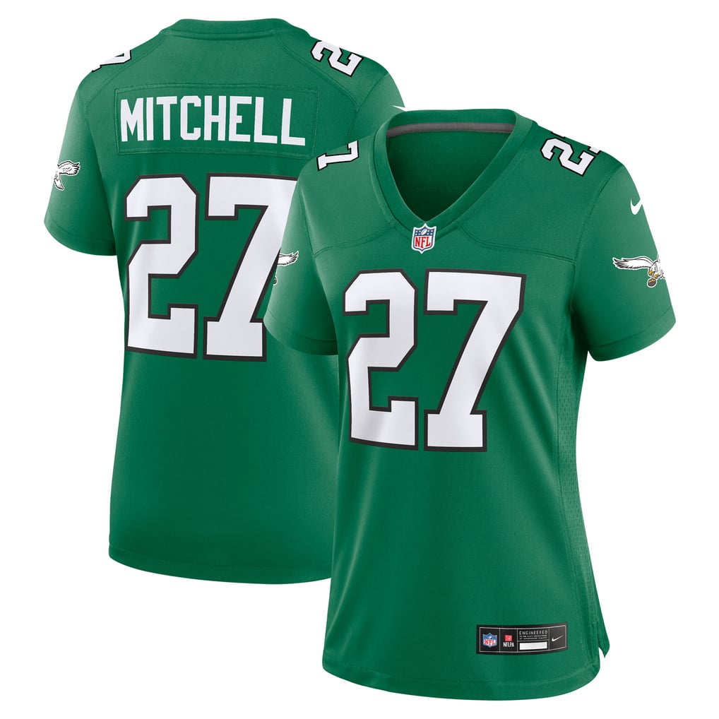 Women's Philadelphia Eagles Quinyon Mitchell Nike  Kelly Green Alternate Game Jersey - Image 2