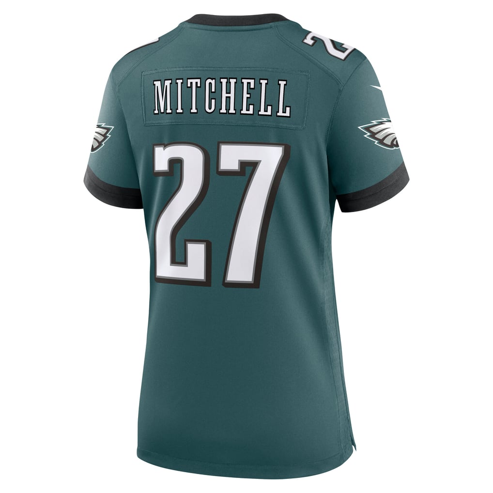 Women's Philadelphia Eagles Quinyon Mitchell Nike Midnight Green Team Game Jersey - Image 4