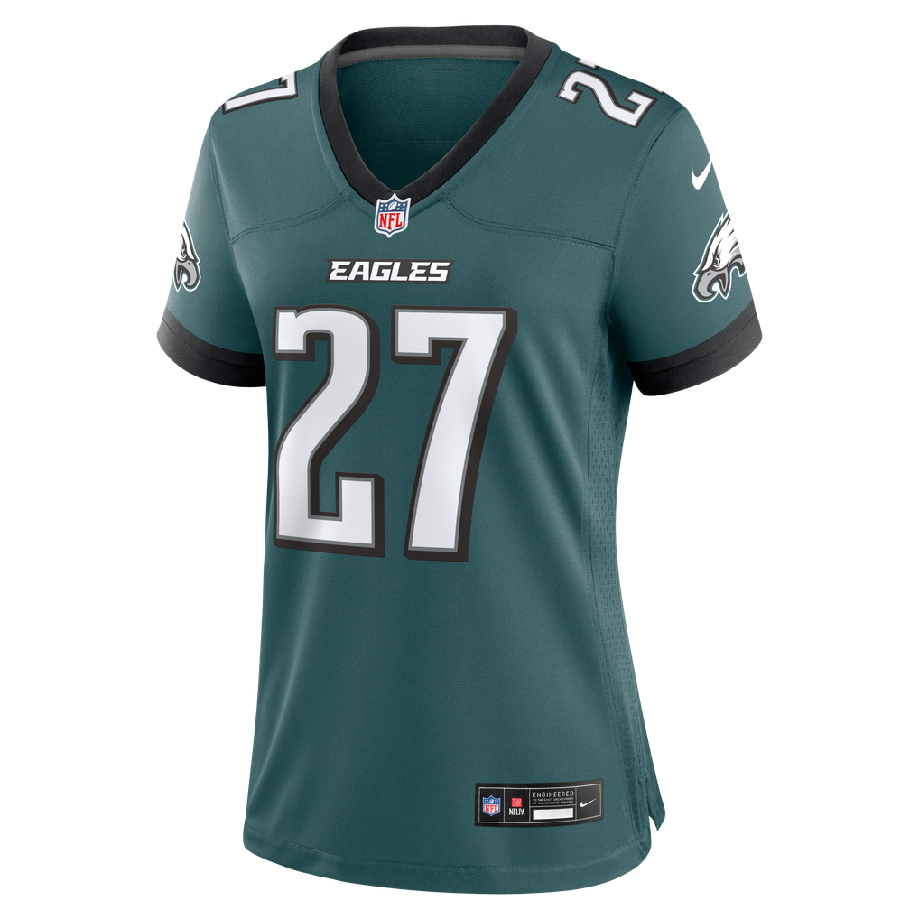 Women's Philadelphia Eagles Quinyon Mitchell Nike  Midnight Green Team Game Jersey - Image 3