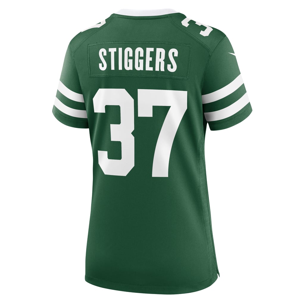 Women's New York Jets Qwan'tez Stiggers Nike Legacy Green Game Jersey - Image 4