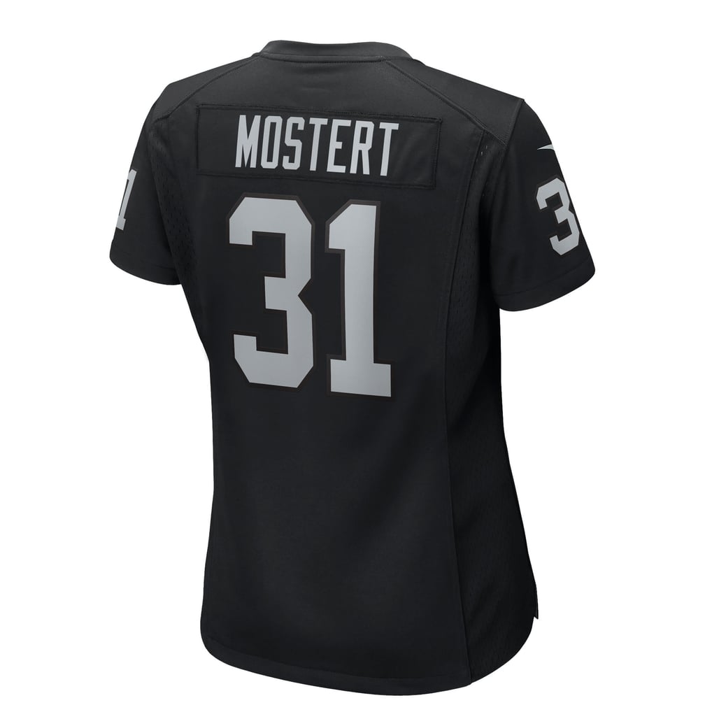 Women's Las Vegas Raiders Raheem Mostert Nike  Black Team Game Jersey - Image 4
