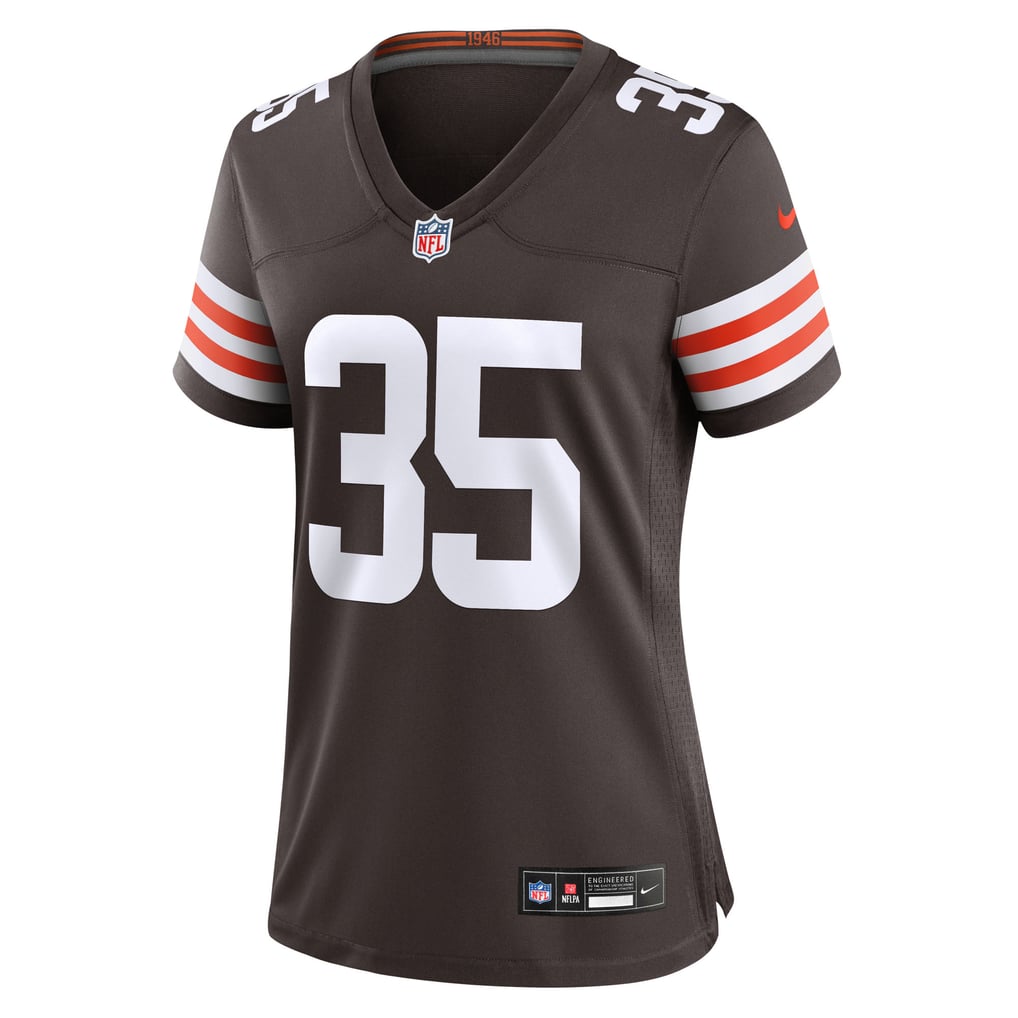 Women's Cleveland Browns Raheim Sanders Nike Brown Team Game Jersey - Image 3