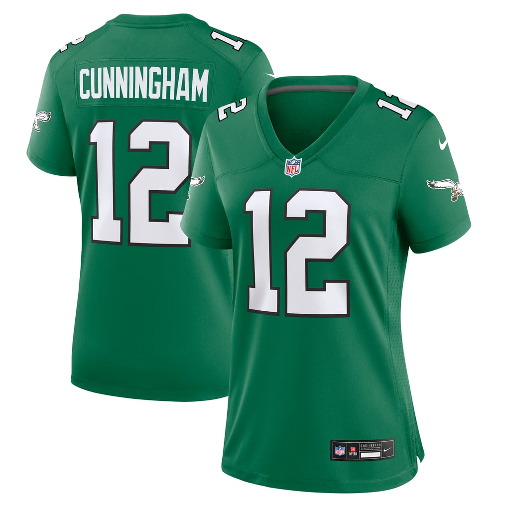 Women's Philadelphia Eagles Randall Cunningham Nike Kelly Green Alternate Game Jersey - Image 2