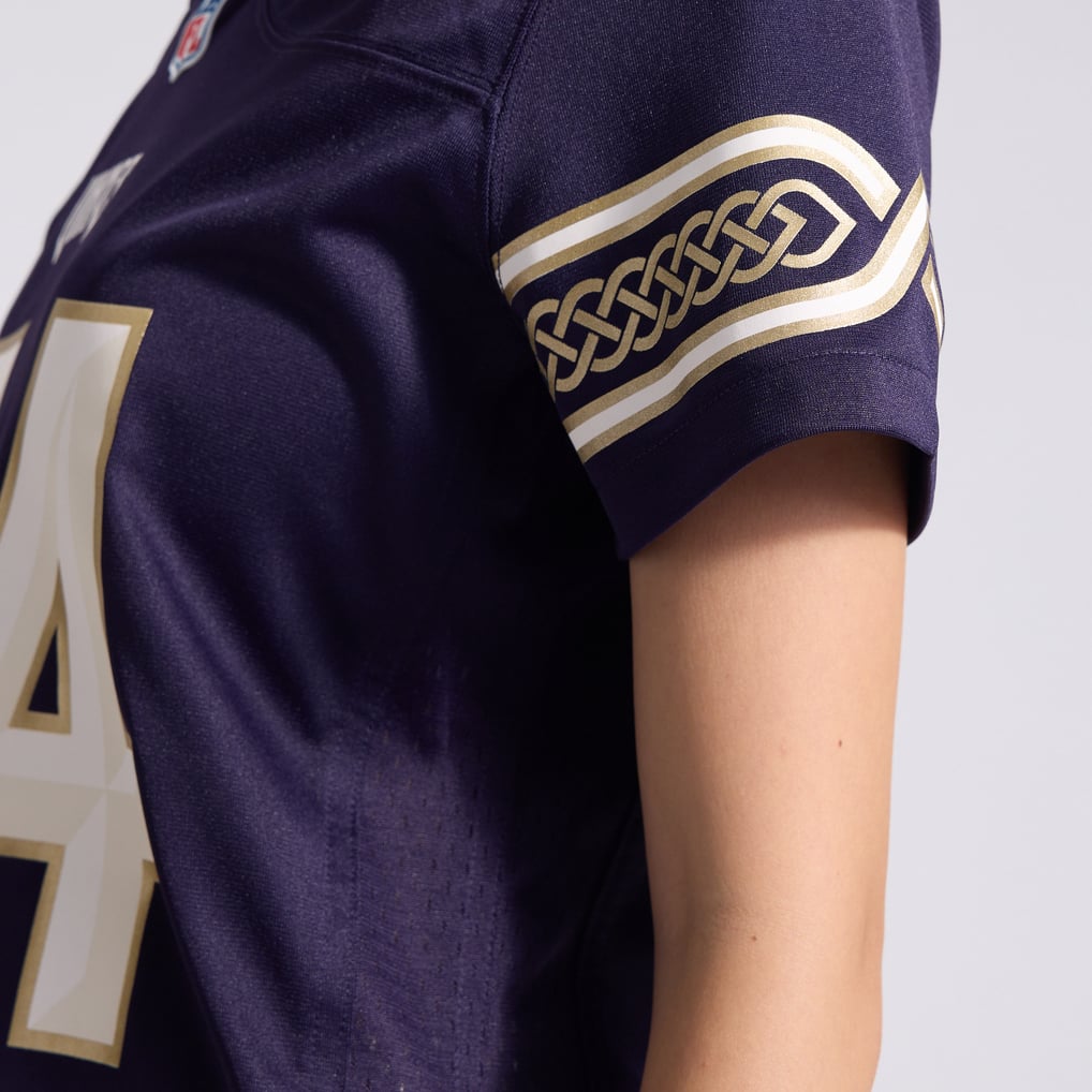 Women's Minnesota Vikings Randy Moss Nike Purple 2026 Rivalries Collection Game Jersey - Image 19