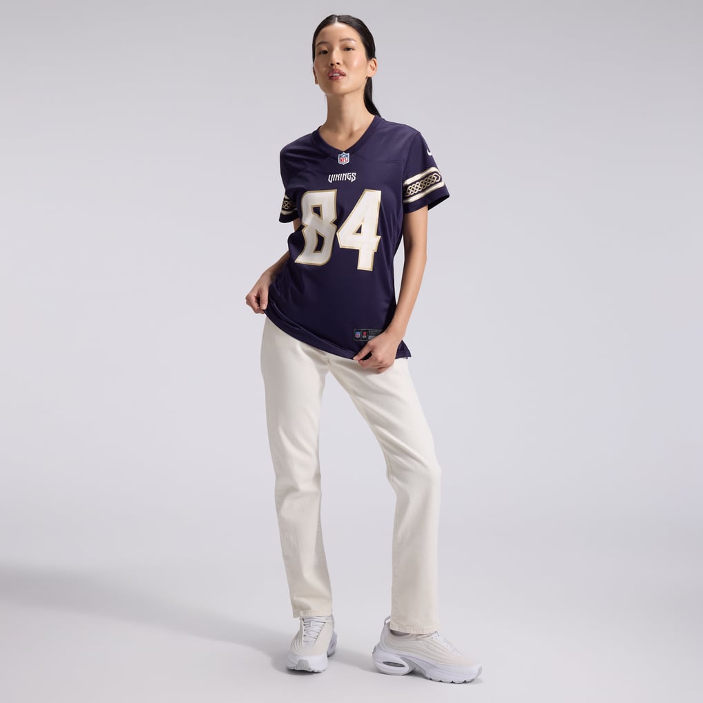 Women's Minnesota Vikings Randy Moss Nike Purple 2026 Rivalries Collection Game Jersey - Image 5