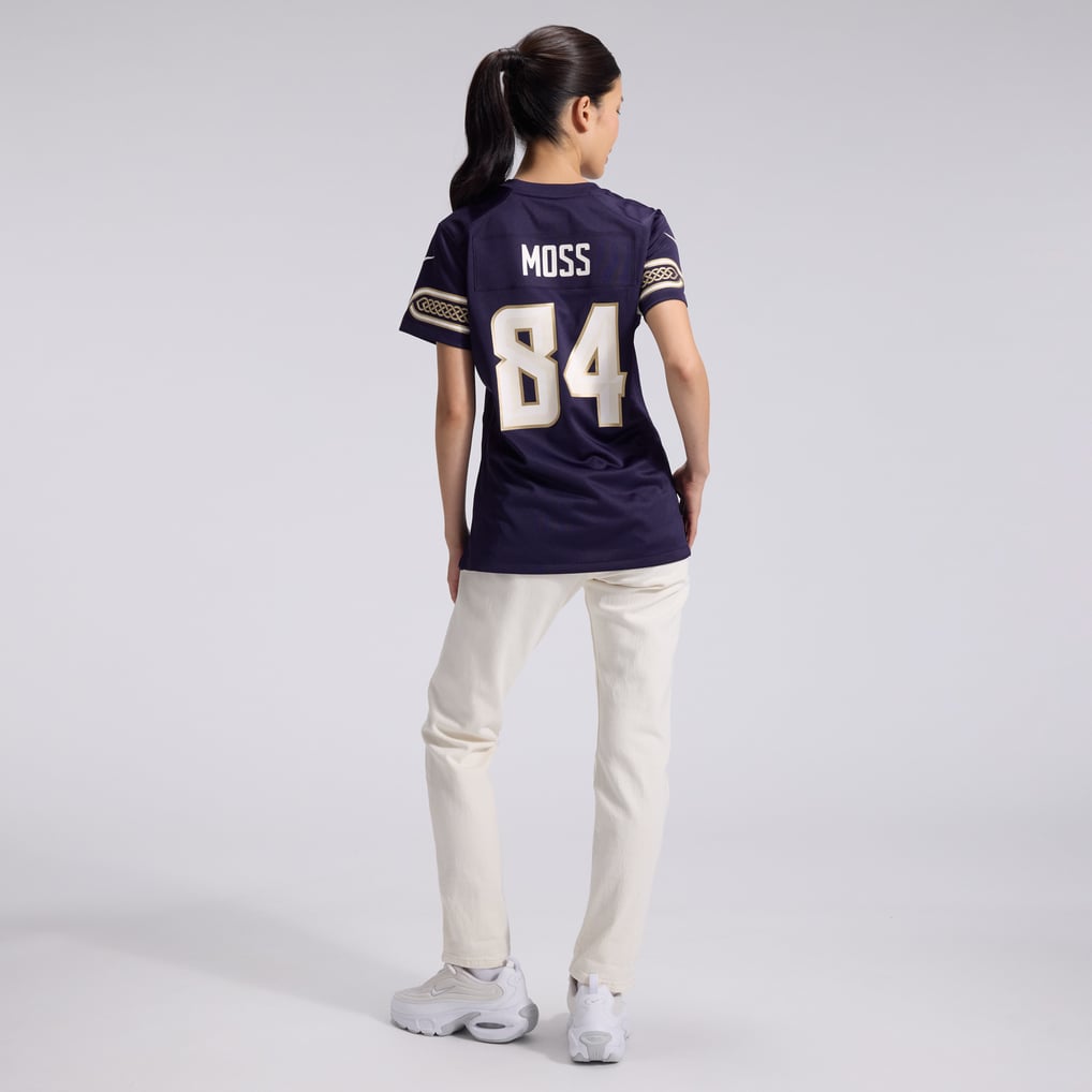 Women's Minnesota Vikings Randy Moss Nike Purple 2026 Rivalries Collection Game Jersey - Image 6