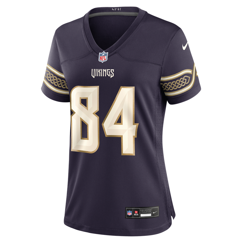 Women's Minnesota Vikings Randy Moss Nike Purple 2026 Rivalries Collection Game Jersey - Image 7
