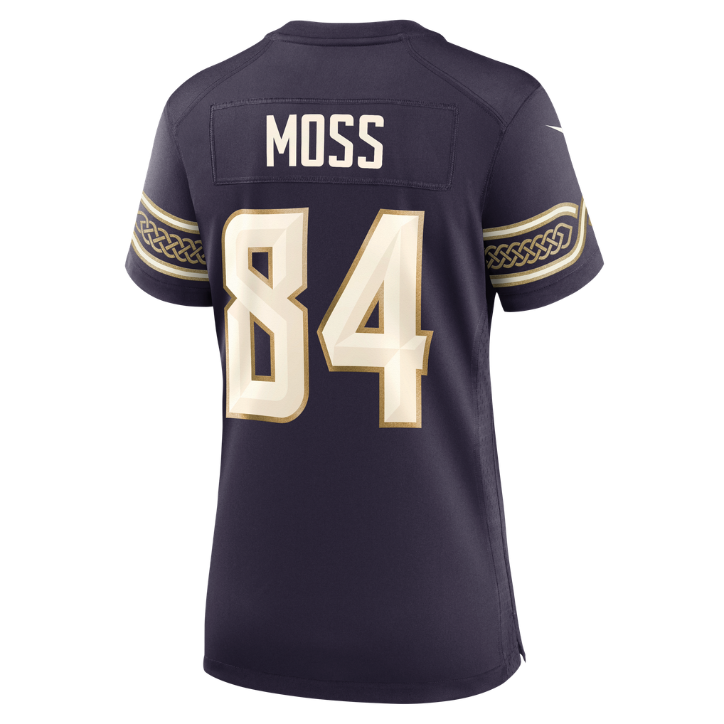 Women's Minnesota Vikings Randy Moss Nike Purple 2026 Rivalries Collection Game Jersey - Image 8