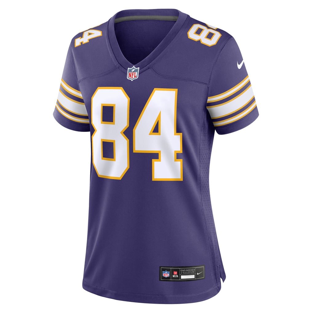 Women's Minnesota Vikings Randy Moss Nike Purple Classic Retired Player Game Jersey - Image 3
