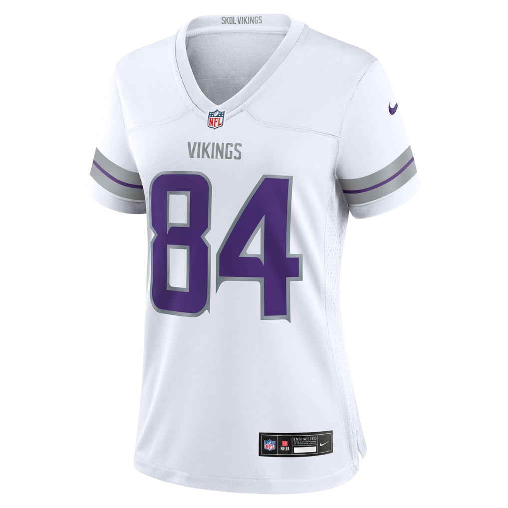 Women's Minnesota Vikings Randy Moss Nike White Alternate Retired Player Game Jersey - Image 3