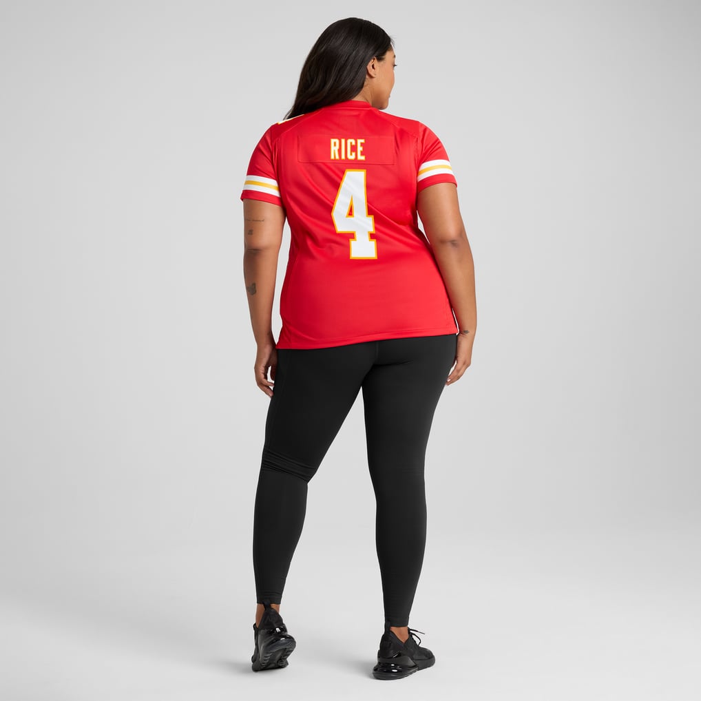 Women's Kansas City Chiefs Rashee Rice Nike  Red  Game Jersey - Image 8