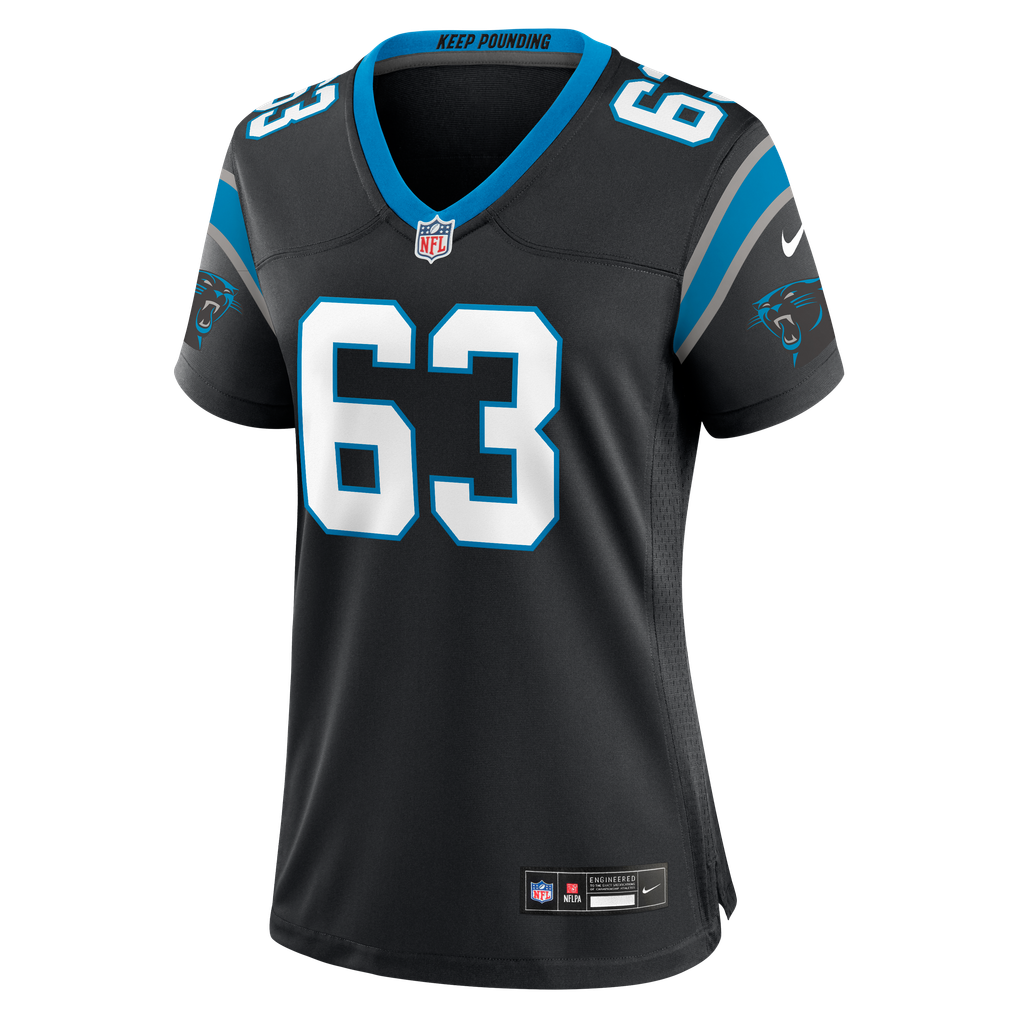 Women's Carolina Panthers Rasheed Walker Nike Black Team Game Jersey - Image 3