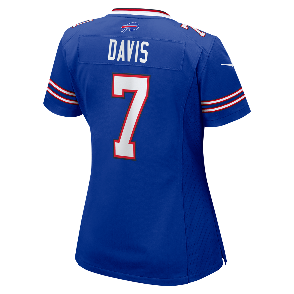 Women's Buffalo Bills Ray Davis Nike  Royal Team Game Jersey - Image 4