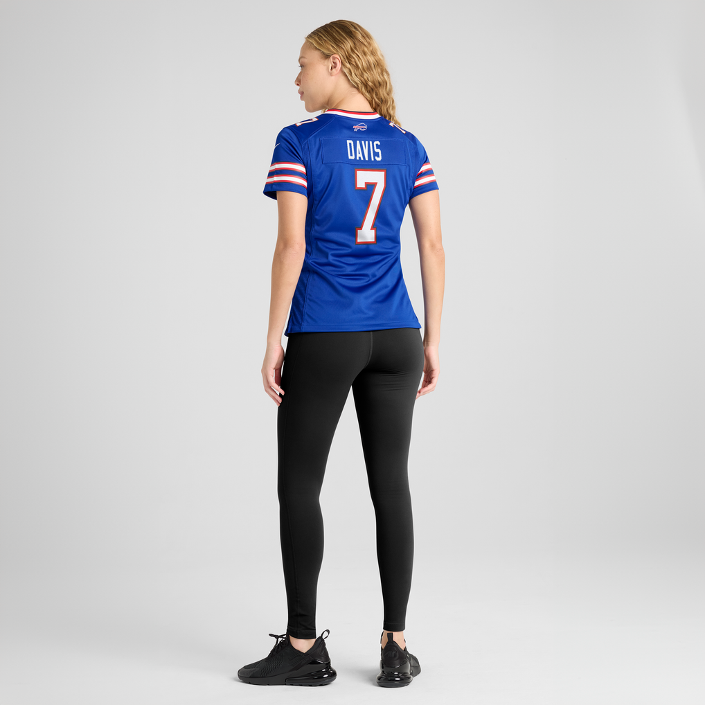 Women's Buffalo Bills Ray Davis Nike  Royal Team Game Jersey - Image 6