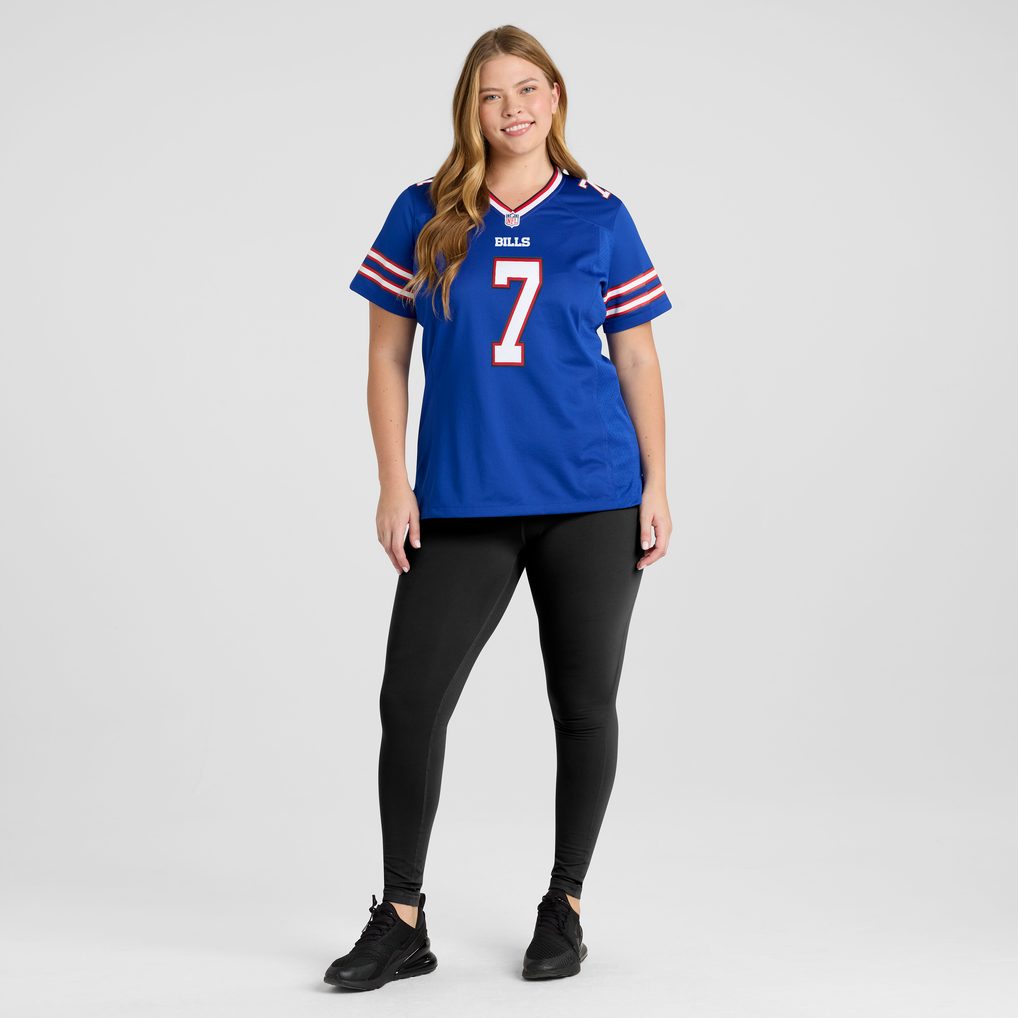 Women's Buffalo Bills Ray Davis Nike  Royal Team Game Jersey - Image 7