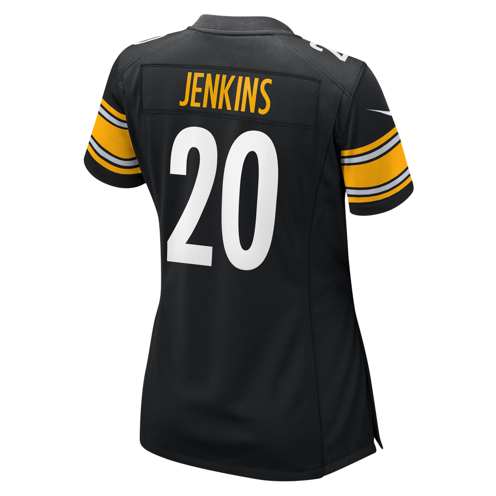 Women's Pittsburgh Steelers Rayshawn Jenkins Nike Black Team Game Jersey - Image 8