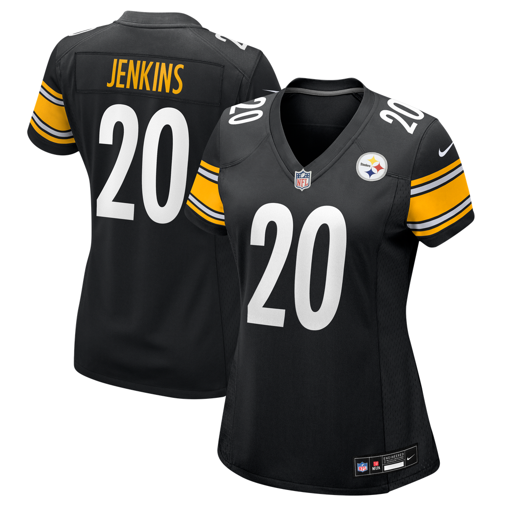 Women's Pittsburgh Steelers Rayshawn Jenkins Nike Black Team Game Jersey - Image 1