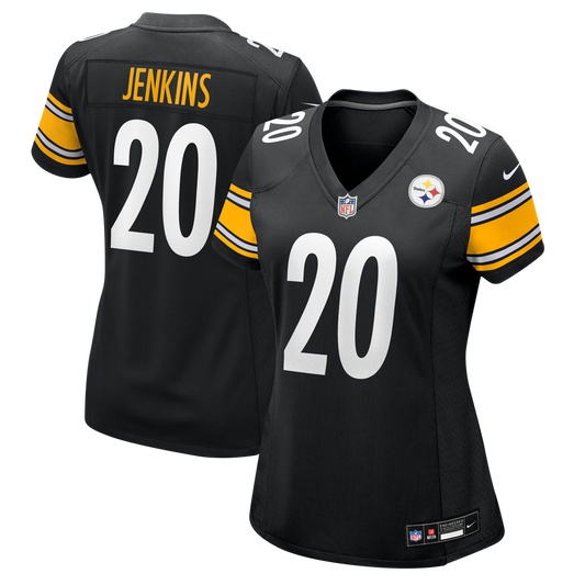 Women's Pittsburgh Steelers Rayshawn Jenkins Nike Black Team Game Jersey - Image 1