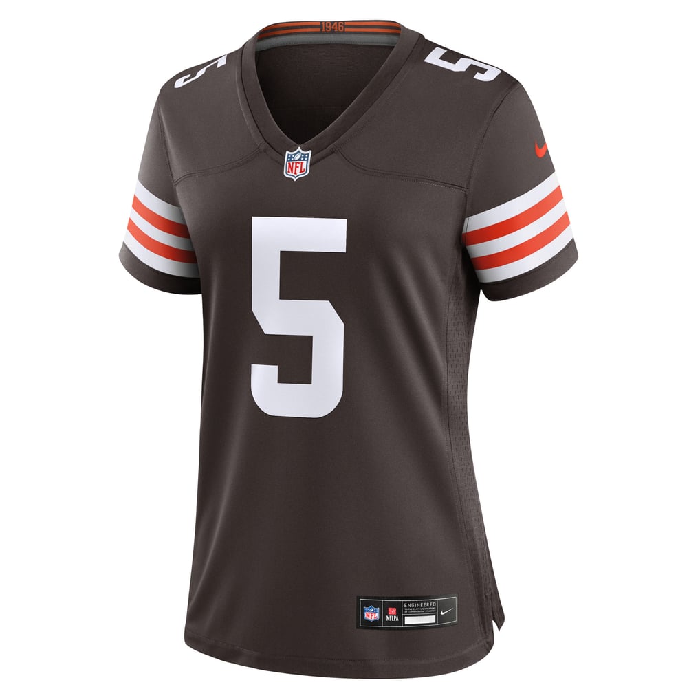 Women's Cleveland Browns Rayshawn Jenkins Nike Brown Team Game Jersey - Image 3