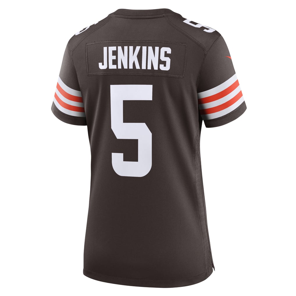 Women's Cleveland Browns Rayshawn Jenkins Nike Brown Team Game Jersey - Image 4