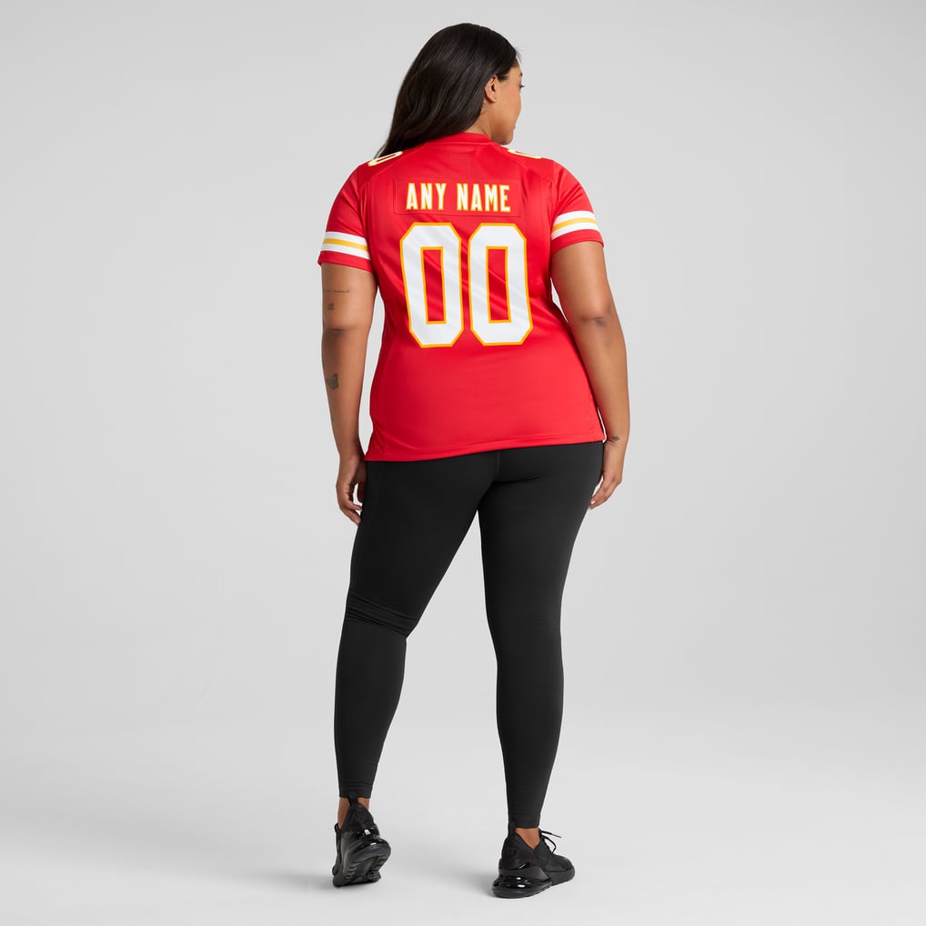 Women's Nike Red Kansas City Chiefs Custom Game Jersey - Image 8