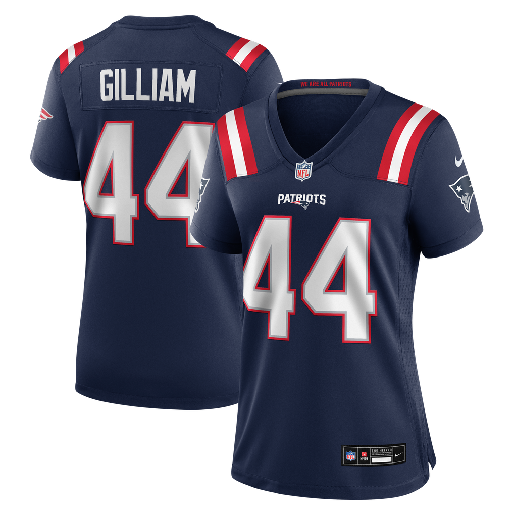 Women's New England Patriots Reggie Gilliam Nike Navy Team Game Jersey - Image 1