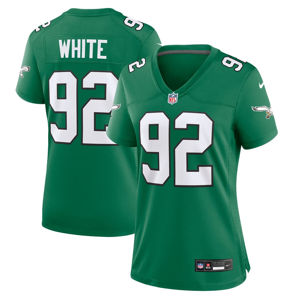 Women's Philadelphia Eagles Reggie White Nike Kelly Green Alternate Game Jersey - Image 1