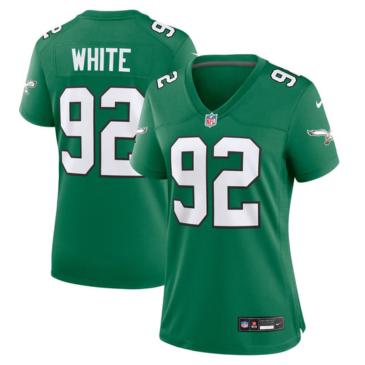 Women's Philadelphia Eagles Reggie White Nike Kelly Green Alternate Game Jersey - Image 1