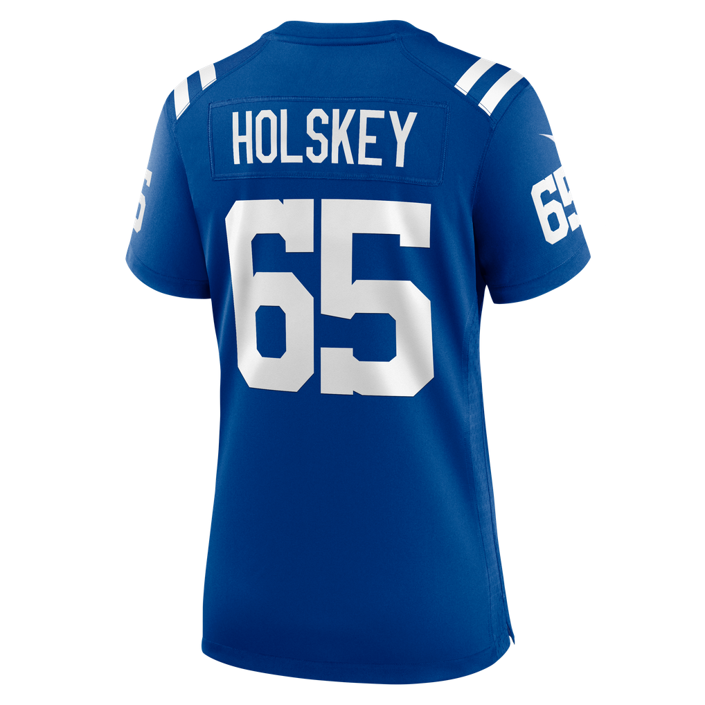 Women's Indianapolis Colts Reid Holskey Nike Royal Team Game Jersey - Image 8