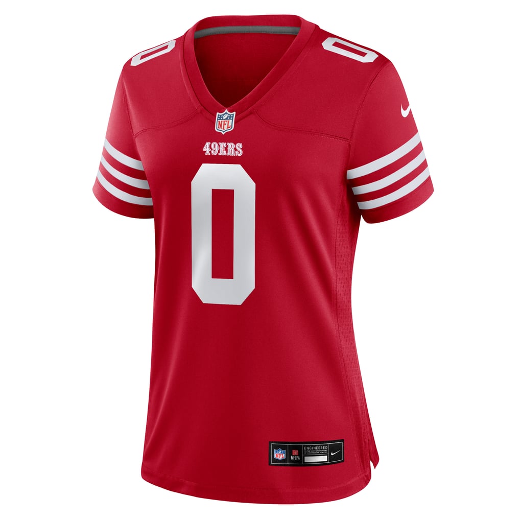 Women's San Francisco 49ers Renardo Green Nike  Scarlet Team Game Jersey - Image 3