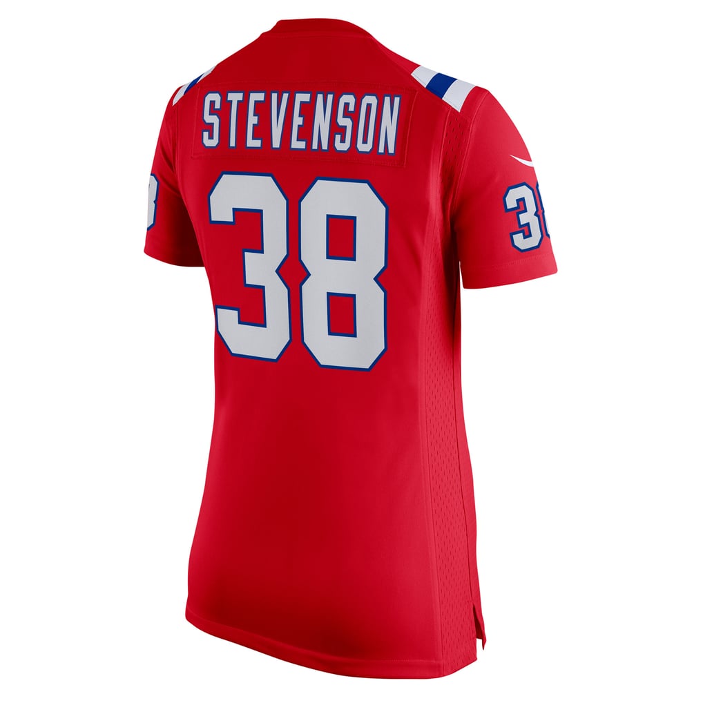 Women's New England Patriots Rhamondre Stevenson Nike Red  Team Game Jersey - Image 4