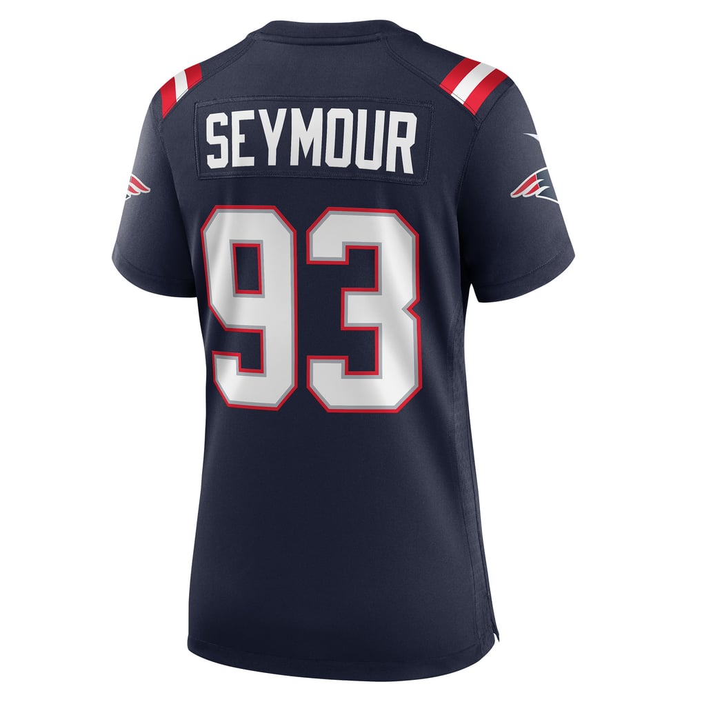 Women's New England Patriots Richard Seymour Nike Navy Retired Player Game Jersey - Image 4