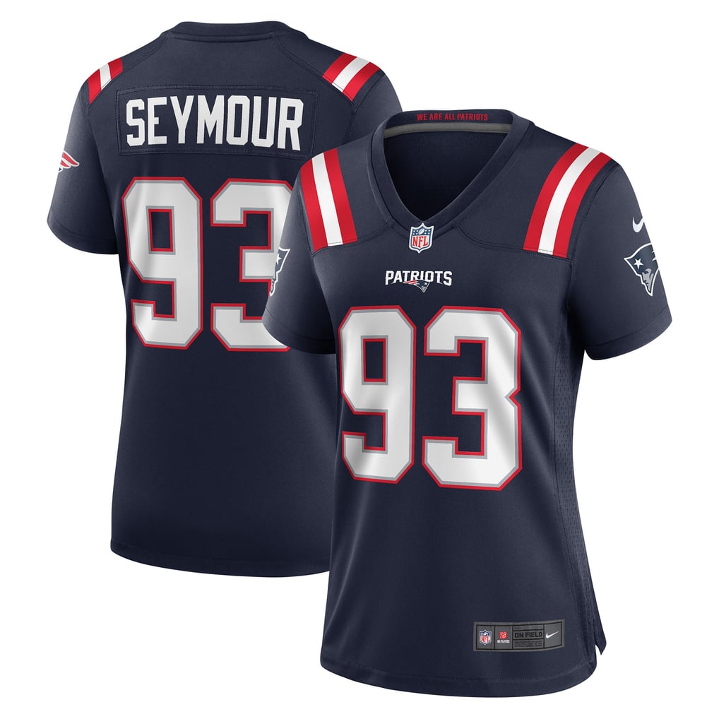 Women's New England Patriots Richard Seymour Nike Navy Retired Player Game Jersey - Image 1