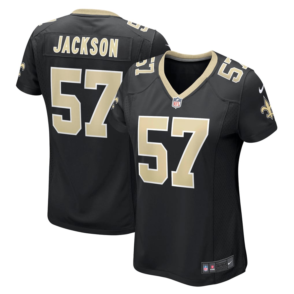 Women's New Orleans Saints Rickey Jackson Nike Black Retired Player Jersey - Image 1