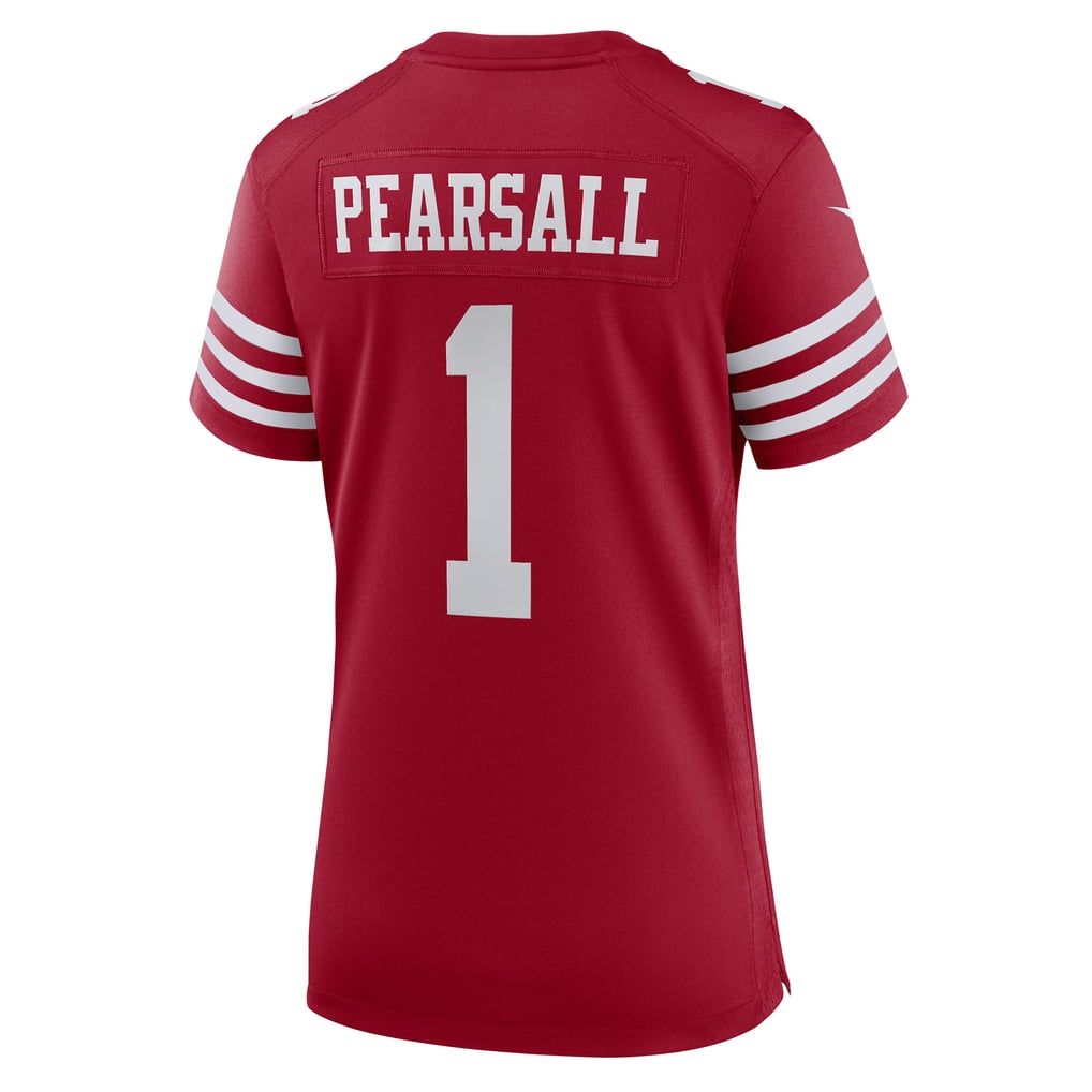 Women's San Francisco 49ers Ricky Pearsall Nike  Scarlet Team Game Jersey - Image 4
