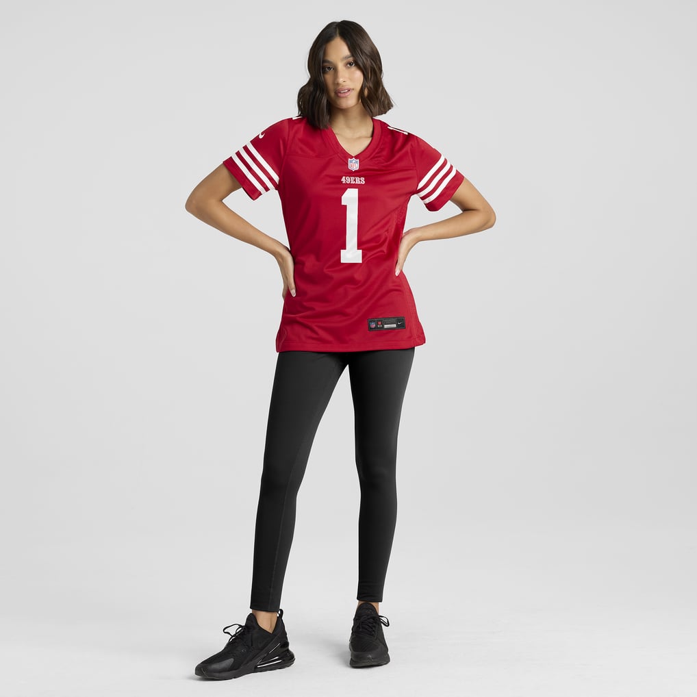 Women's San Francisco 49ers Ricky Pearsall Nike  Scarlet Team Game Jersey - Image 5