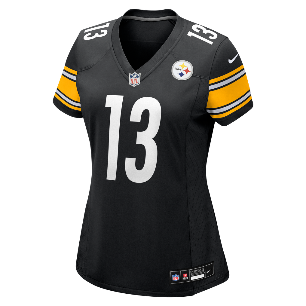 Women's Pittsburgh Steelers Rico Dowdle Nike  Black Team Game Jersey - Image 3