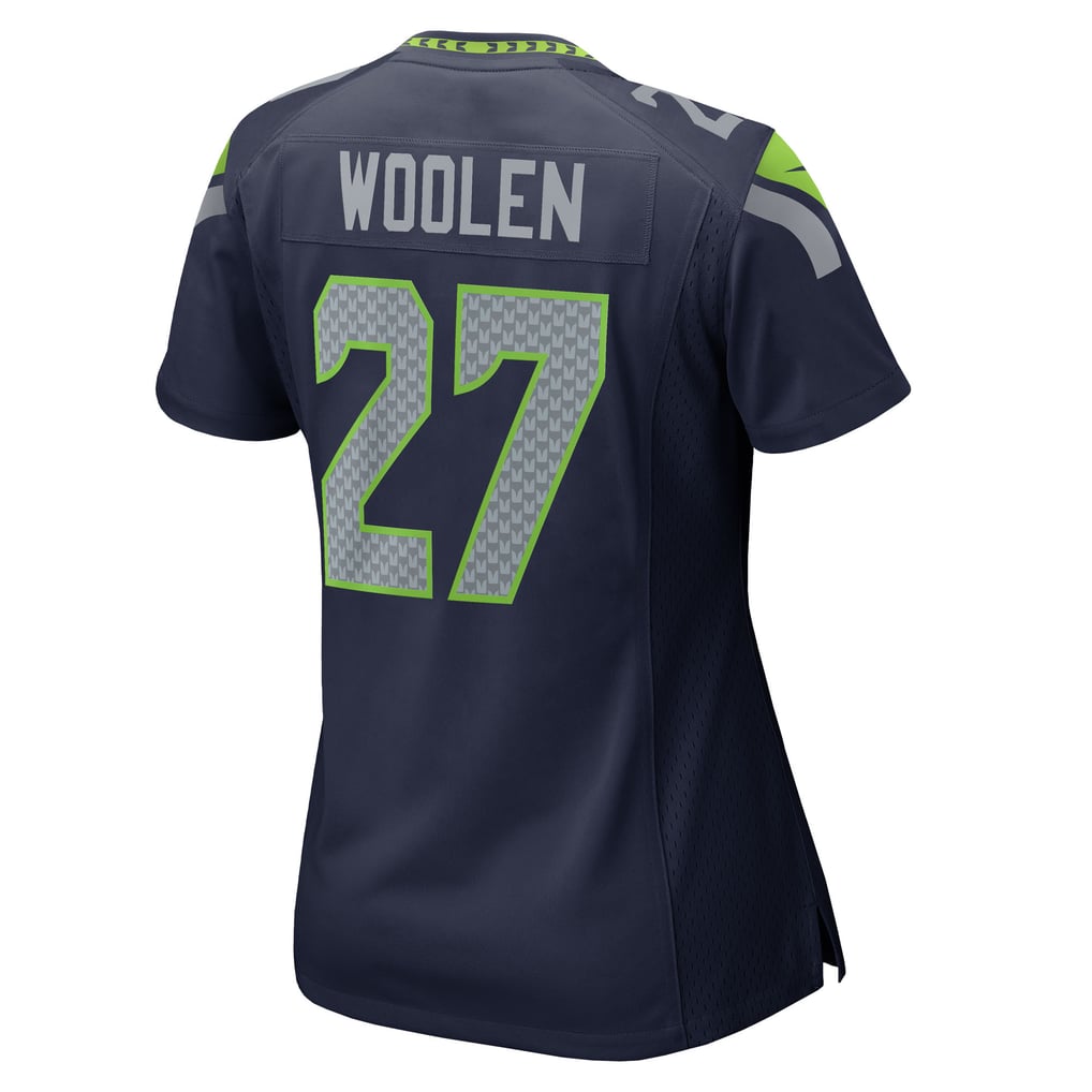 Women's Seattle Seahawks Riq Woolen Nike  College Navy Team Game Jersey - Image 4
