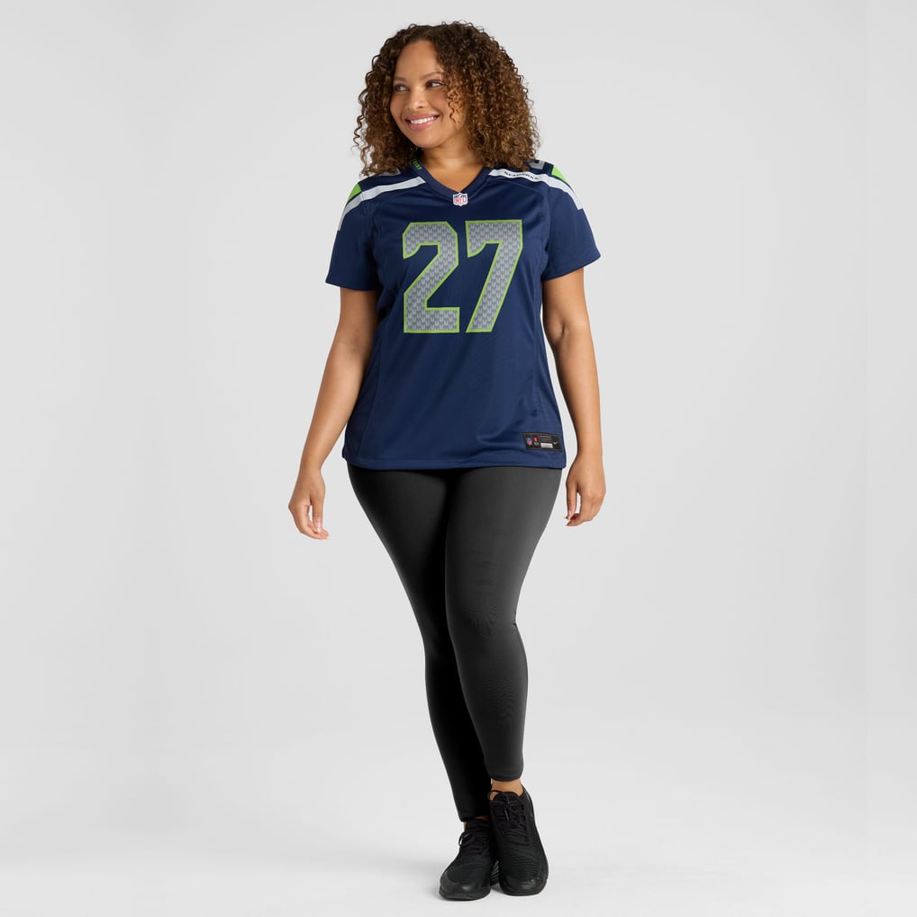 Women's Seattle Seahawks Riq Woolen Nike  College Navy Team Game Jersey - Image 7