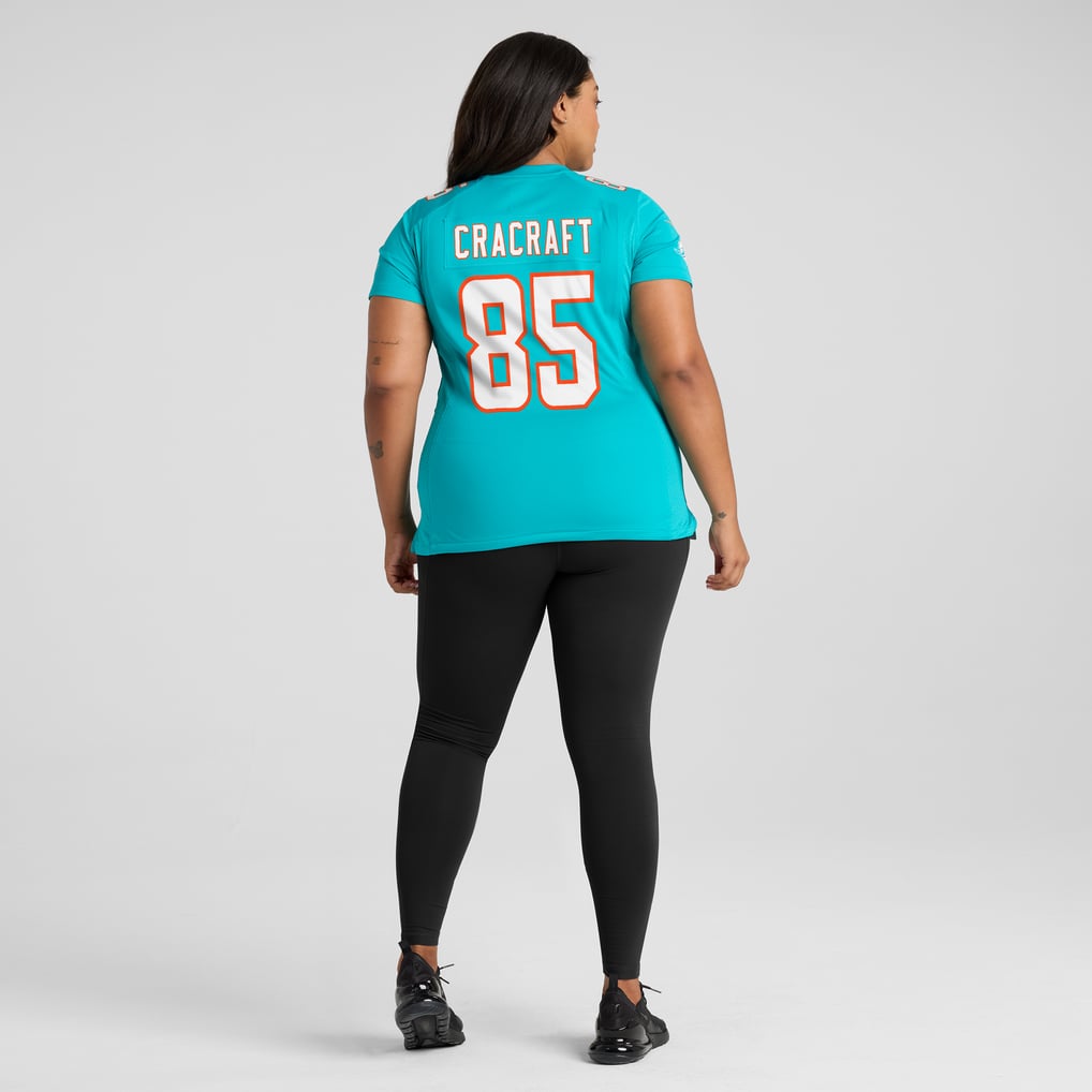 Women's Miami Dolphins River Cracraft Nike Aqua Game Player Jersey - Image 8