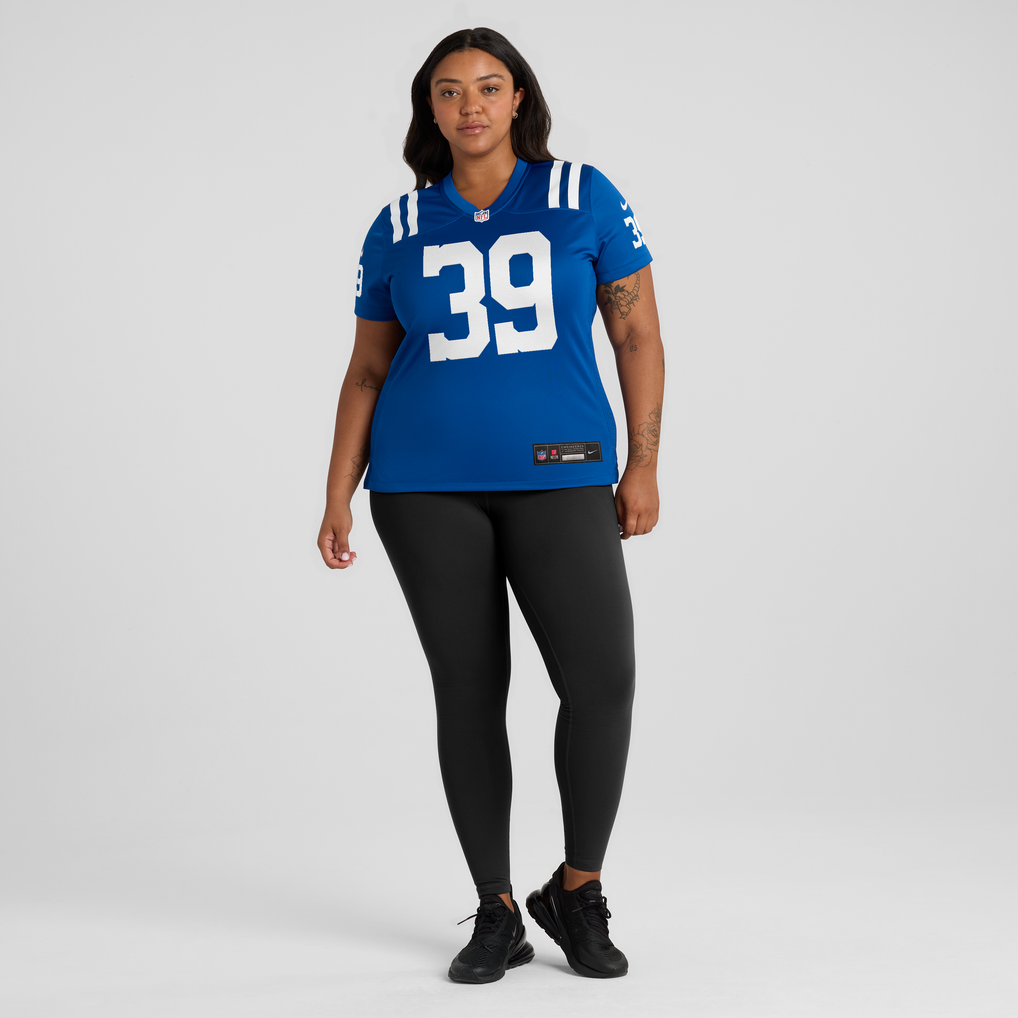 Women's Indianapolis Colts Rob Carter Jr. Nike Royal Team Game Jersey - Image 5