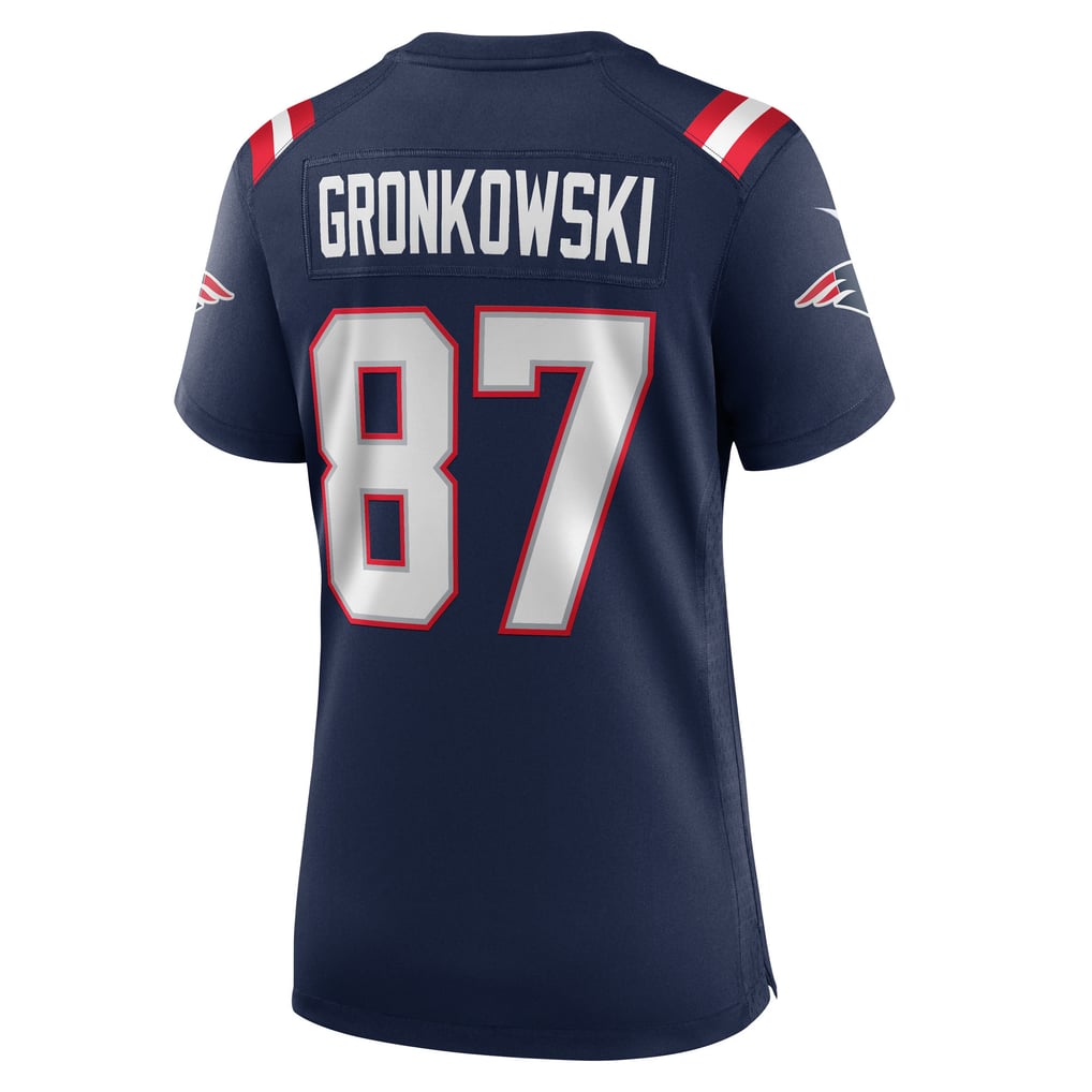 Women's New England Patriots Rob Gronkowski Nike  Navy Team Retired Player Game Jersey - Image 4