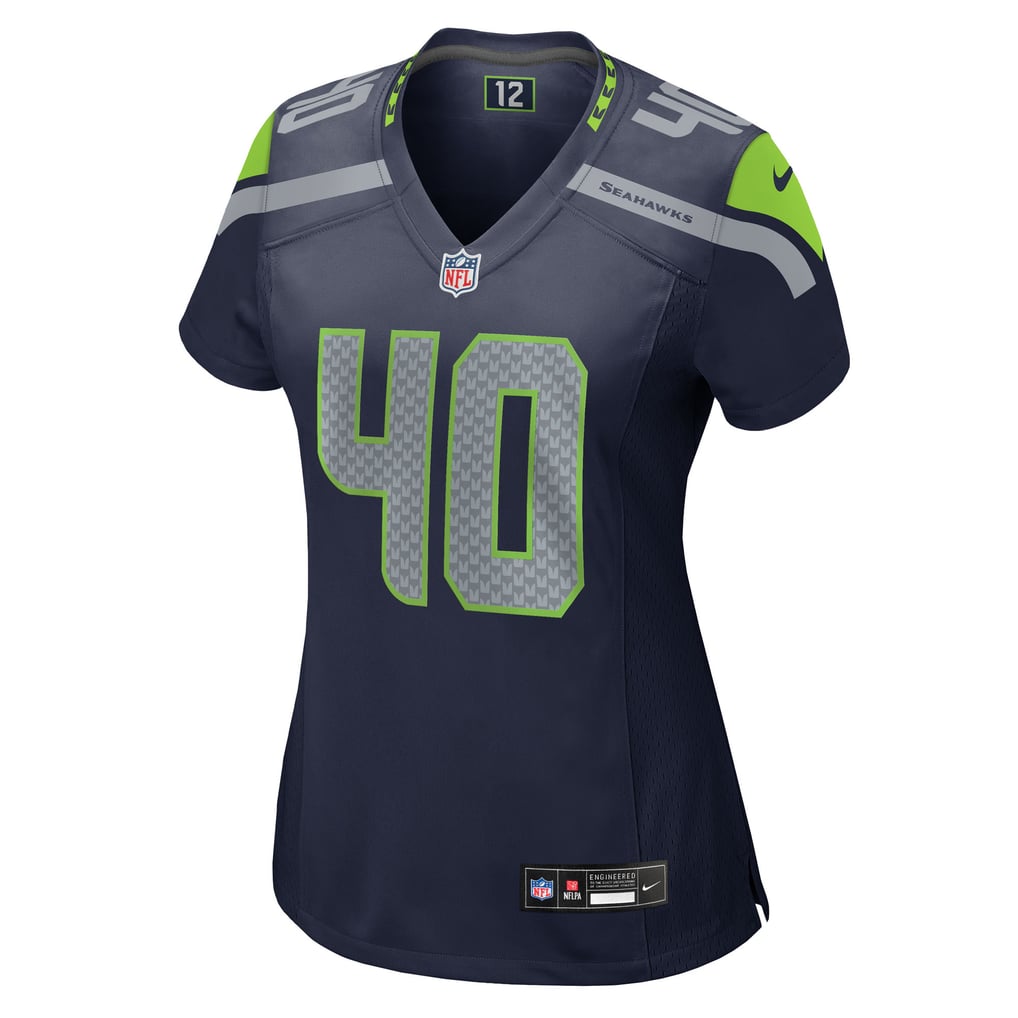 Women's Seattle Seahawks Robbie Ouzts Nike  College Navy Team Game Jersey - Image 3