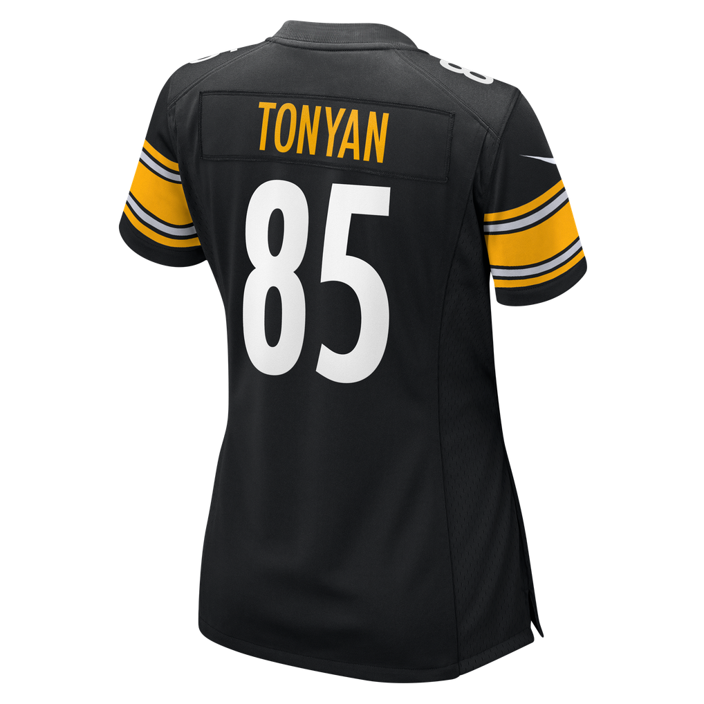 Women's Pittsburgh Steelers Robert Tonyan Nike Black Team Game Jersey - Image 8