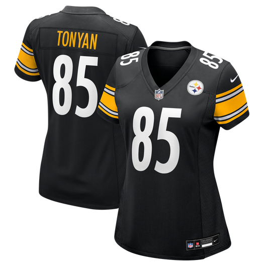 Women's Pittsburgh Steelers Robert Tonyan Nike Black Team Game Jersey - Image 1